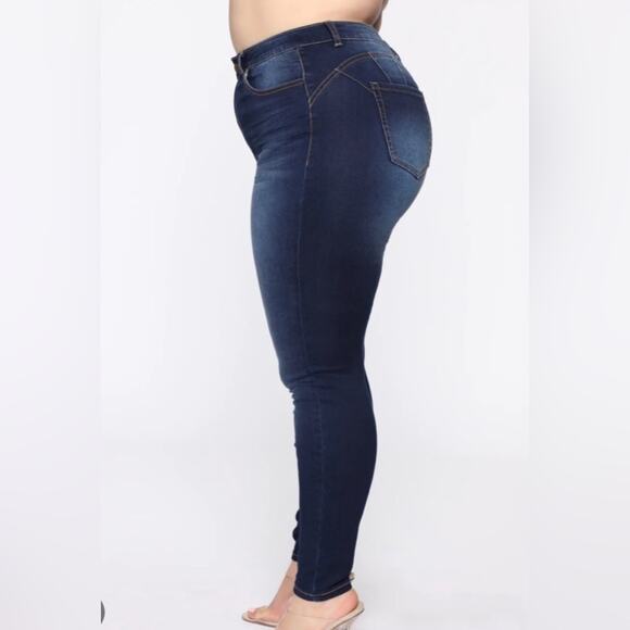 New! Fashion Nova Alexa II high rise skinny jeans women’s 16 - Picture 13 of 14
